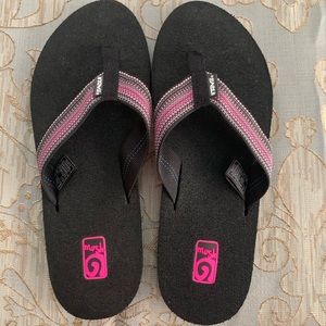 Pink Teva Sandals, size 8